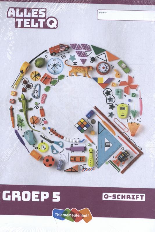 Omslag van Alles telt Q Q-schrift groep 5 (set a 5 ex)