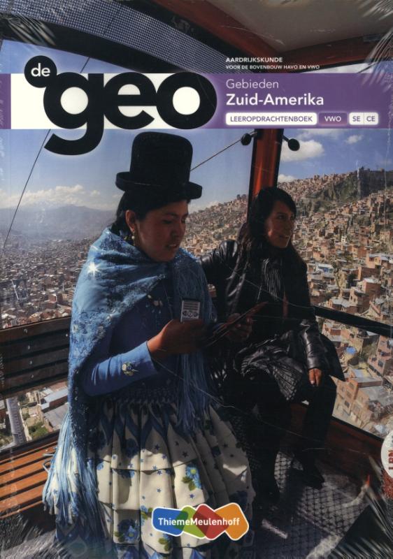 Omslag van De Geo LRN-line online + boek 6 vwo Zuid-Amerika