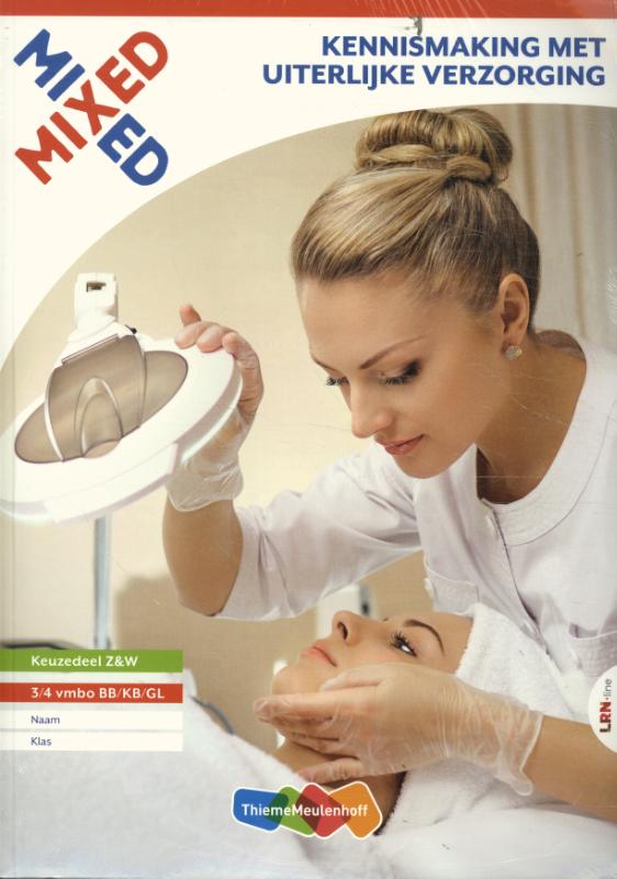 Omslag van MIXED LRN-line online + boek Kennismaking met uiterlijke verzorging 3/4 vmbo