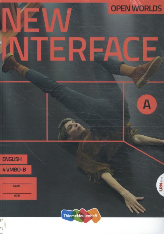 Omslag van New Interface LRN-line online + boek 4 vmbo-b Red Label