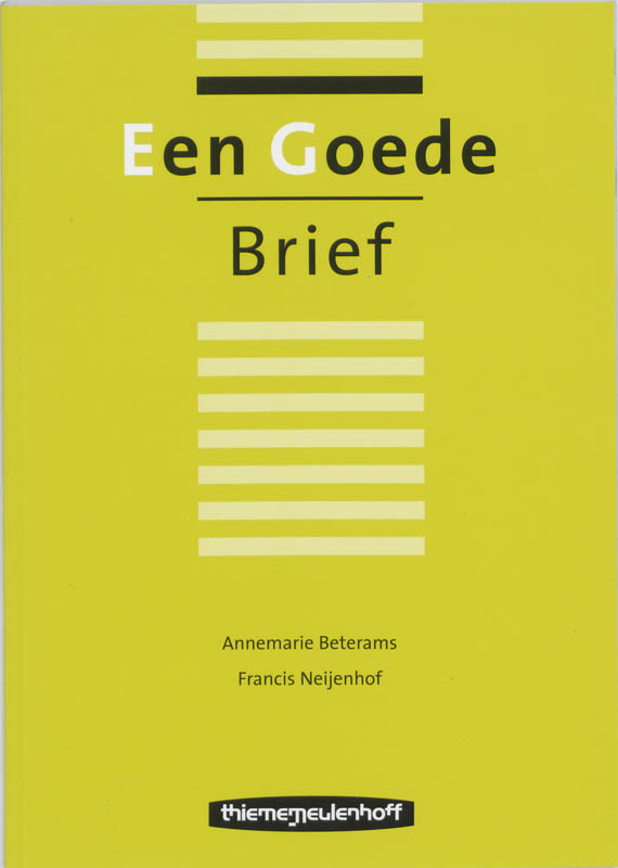 Omslag van Een goede brief