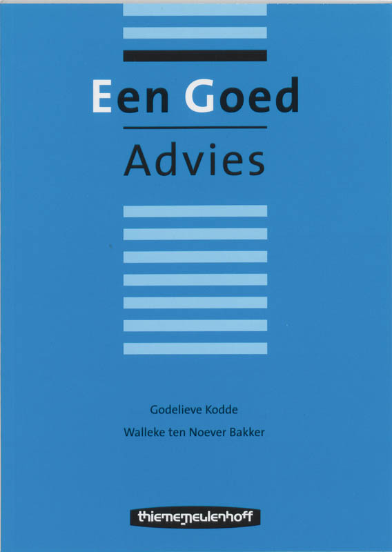 Omslag van Een goed advies