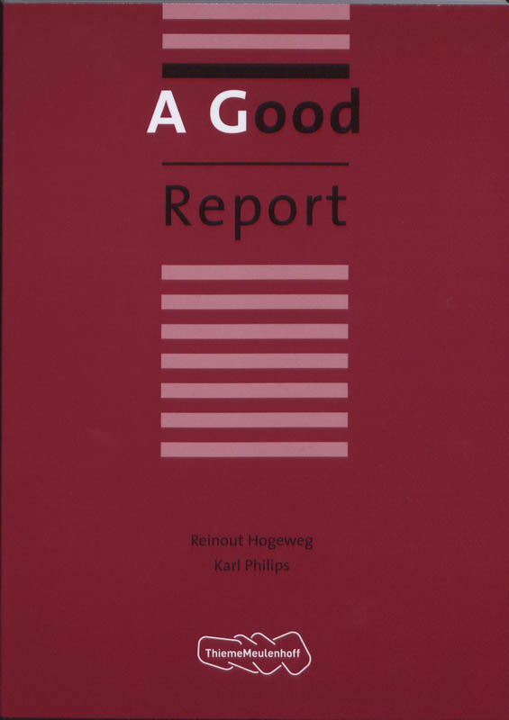 Omslag van A good report