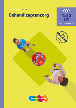 Omslag van Traject Combipakket Gehandicaptenzorg niv 3 boek en totaallicentie 1 jaar