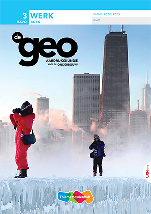 Omslag van De Geo Werkboek 3 havo