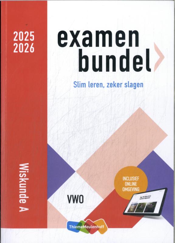 Omslag van vwo 2025/2026