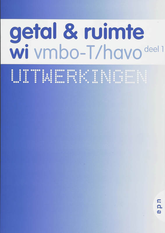 Omslag van Uitwerkingen
