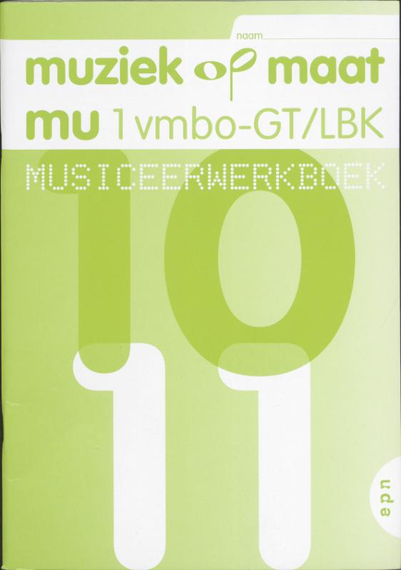 Omslag van musiceerwerkboek 10-11
