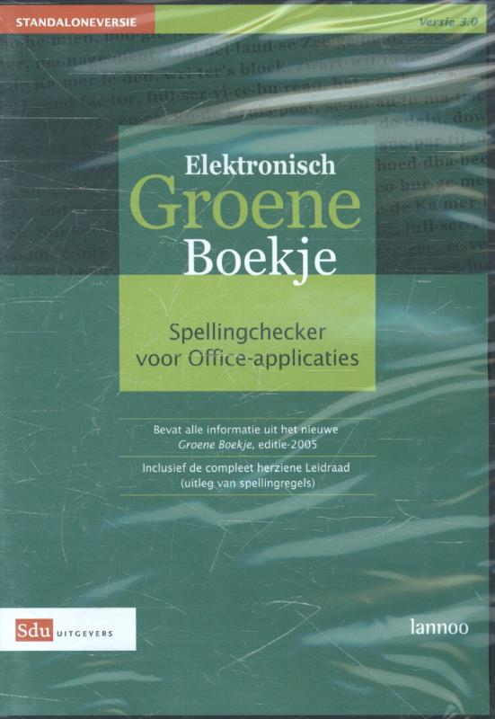 Omslag van Elektronisch Groene Boekje