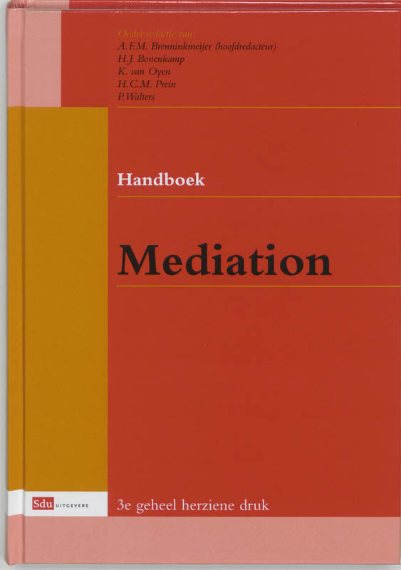 Omslag van Handboek Mediation