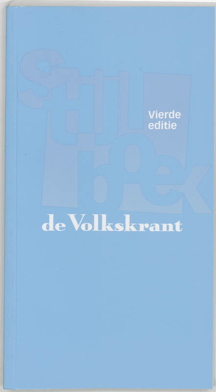 Omslag van De Volkskrant Stijlboek