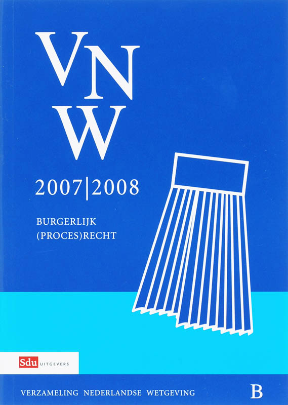 Omslag van Verzameling Nederlandse Wetgeving Studiejaar 2007-2008