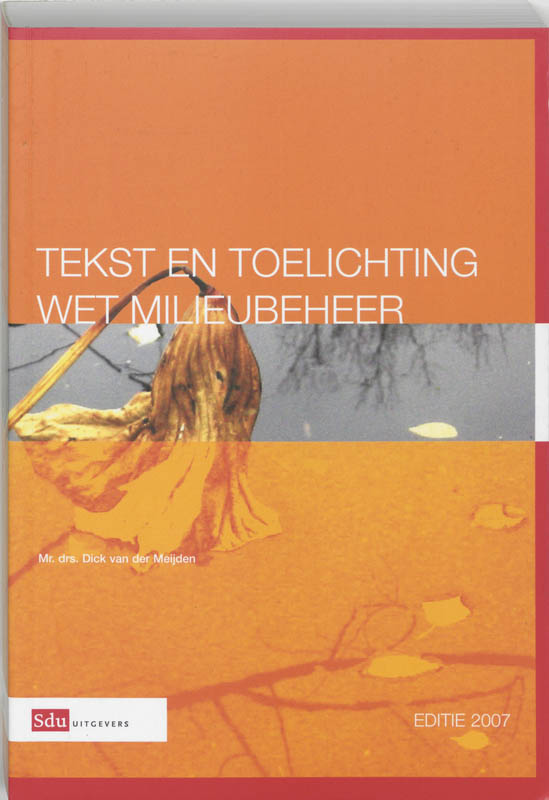 Omslag van Tekst en Toelichting wet Milieubeheer