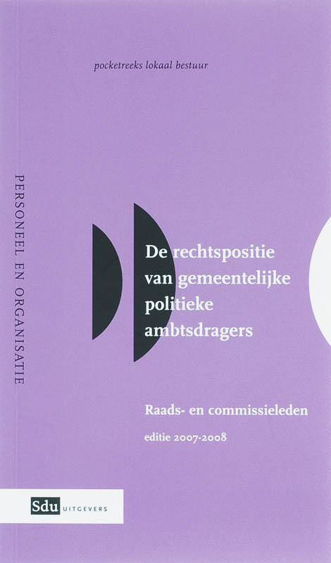 Omslag van de rechtspositie van gemeentelijke politieke ambtsdragers