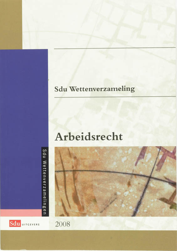 Omslag van Sdu Wettenverzameling Arbeidsrecht