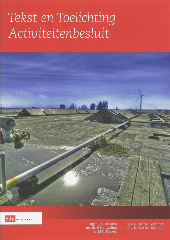 Omslag van Tekst en toelichting Activiteitenbesluit