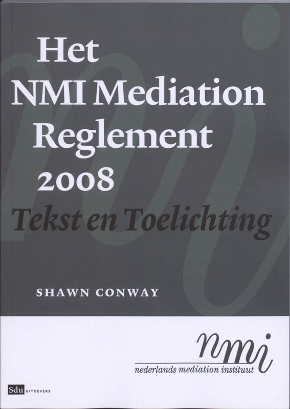 Omslag van Het NMI Reglement 2008