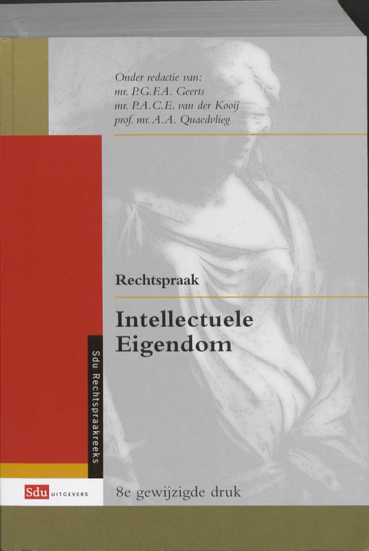 Omslag van Rechtspraak Intellectuele eigendom,