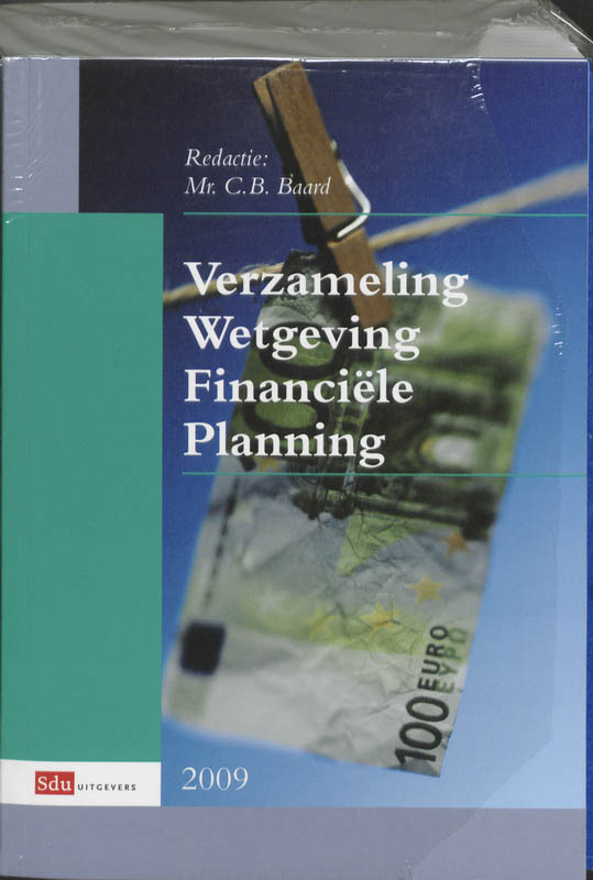Omslag van Verzameling wetgeving financiele planning 2009