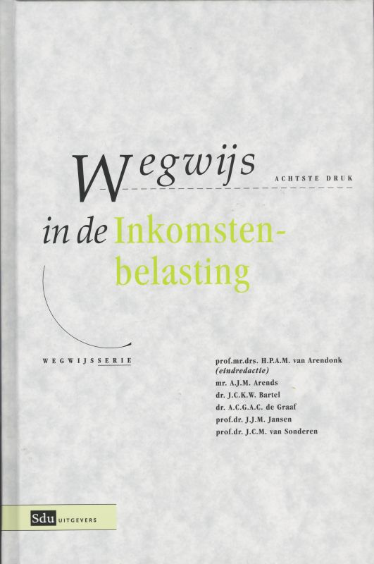 Omslag van Wegwijs in de Inkomstenbelasting