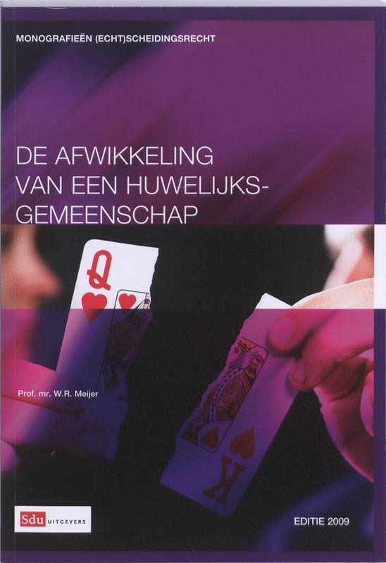 Omslag van De afwikkeling van een huwelijksgemeenschap