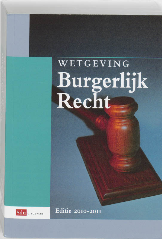 Omslag van Wetgeving Burgerlijk Recht studiejaar 2010-2011