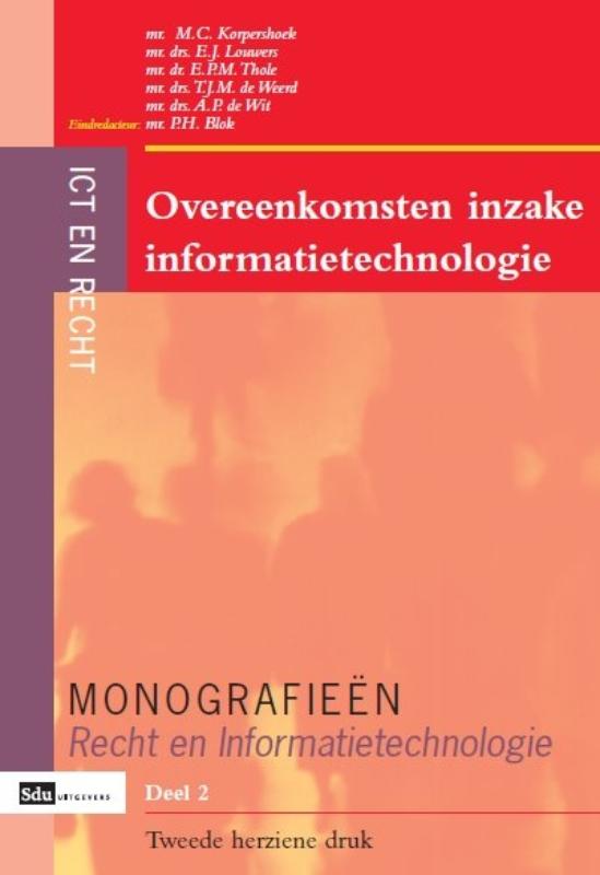 Omslag van Overeenkomsten inzake informatietechnologie