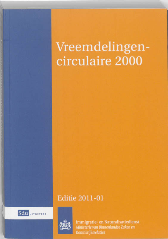 Omslag van Vreemdelingencirculaire 2000