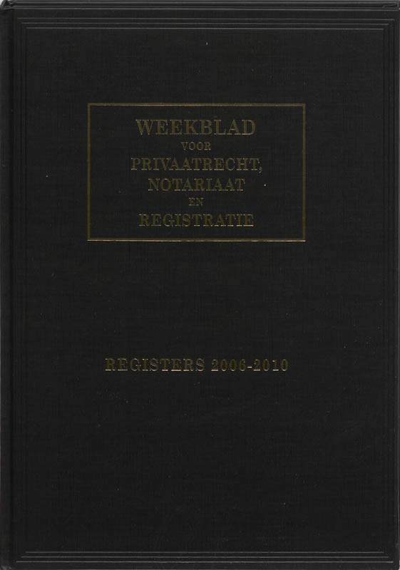 Omslag van Registers 2006-2010