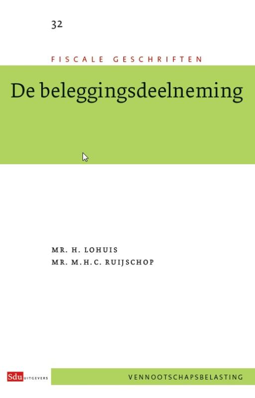 Omslag van De beleggingsdeelneming