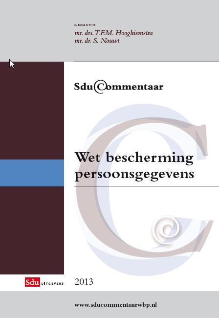 Omslag van Wet bescherming persoonsgegevens