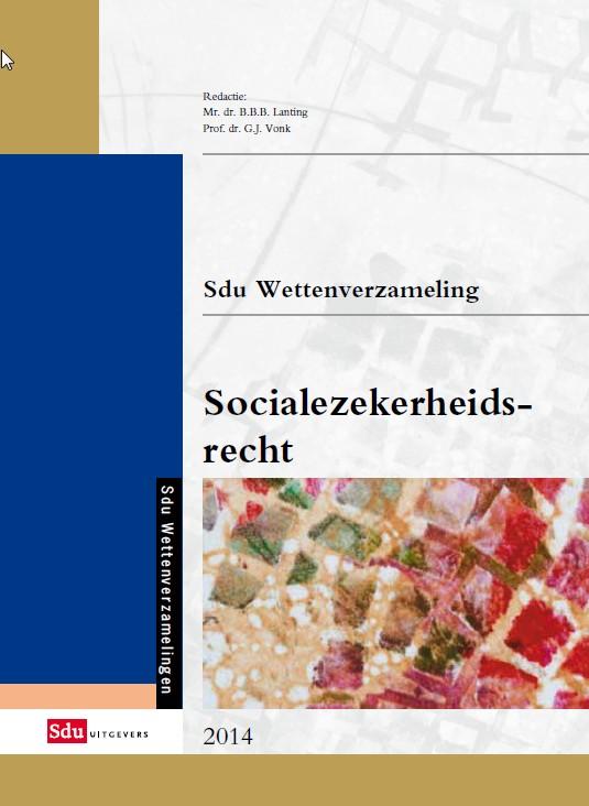 Omslag van Socialezekerheidsrecht editie 2014