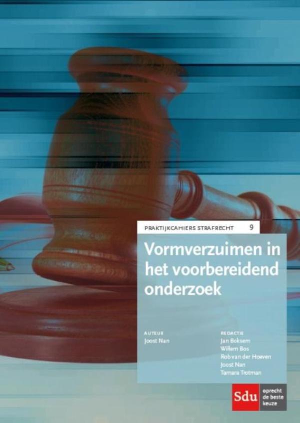 Omslag van Vormverzuimen in het voorbereidend onderzoek