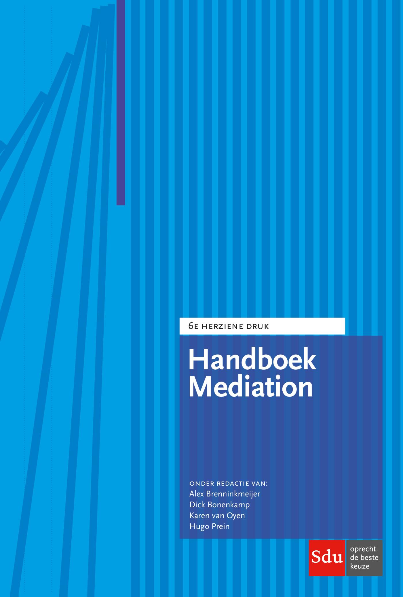 Omslag van Handboek Mediation