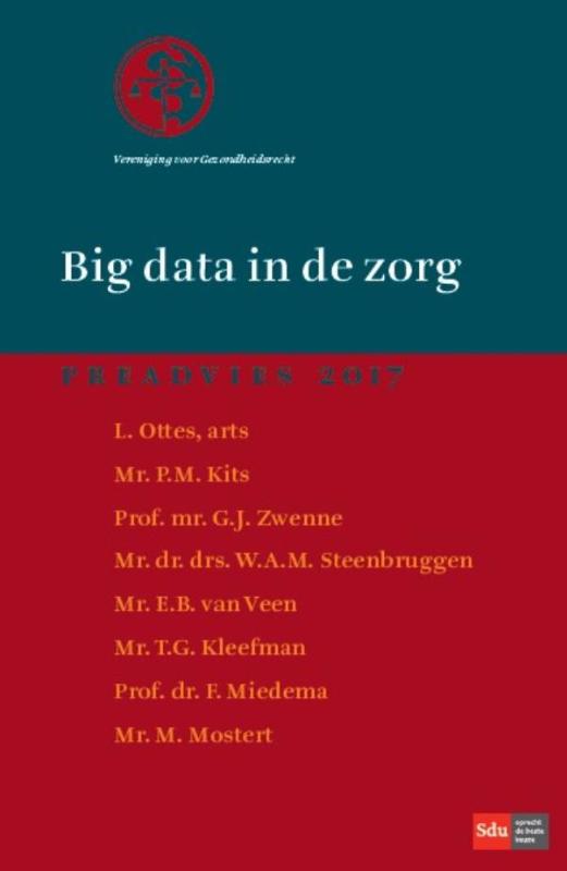 Omslag van Big data in de zorg