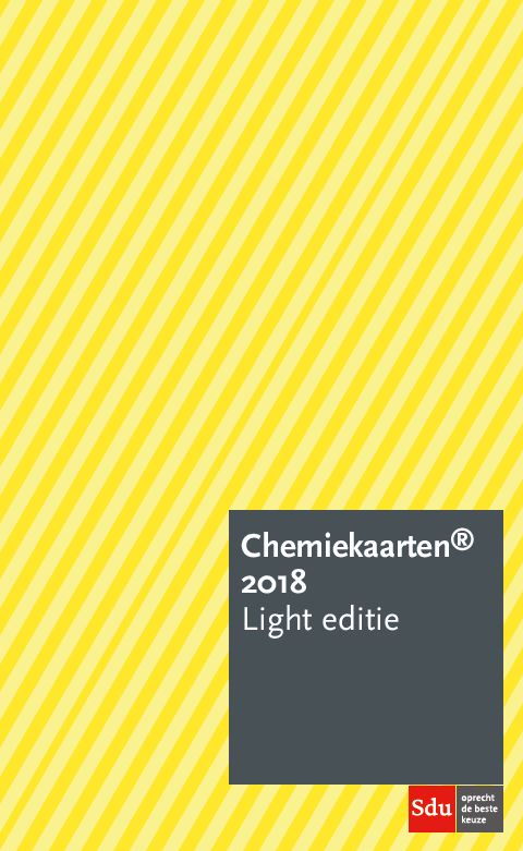 Omslag van Chemiekaarten Light 2018