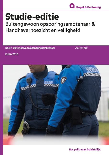Omslag van deel 1 Buitengewoon opsporingsambtenaar 2018