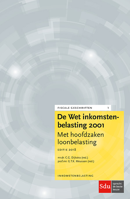 Omslag van De Wet Inkomstenbelasting 2001, Editie 2018