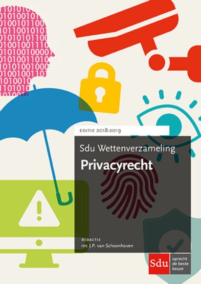 Omslag van Sdu wettenverzameling Privacyrecht