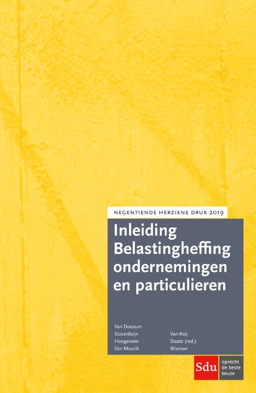 Omslag van Inleiding belastingheffing ondernemingen en particulieren
