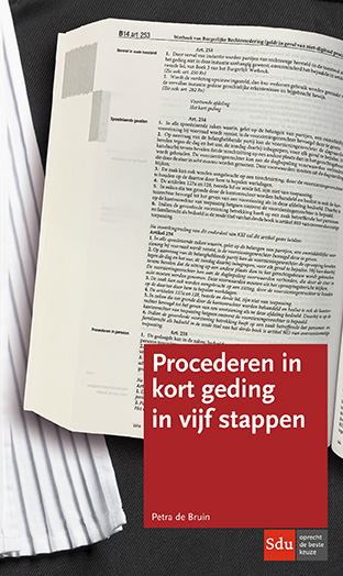 Omslag van Procederen in kort geding in vijf stappen