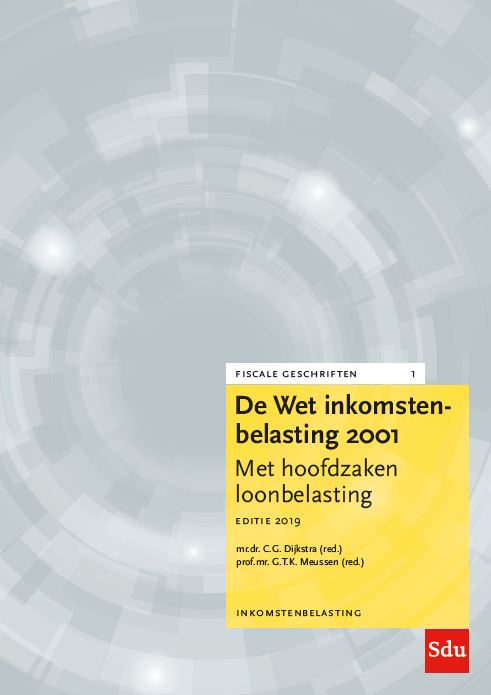 Omslag van De Wet Inkomstenbelasting 2001, Editie 2019