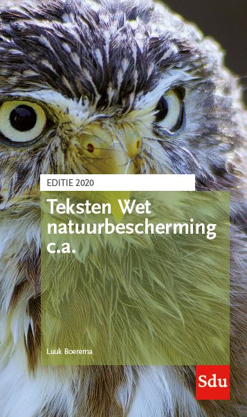 Omslag van Teksten Wet natuurbescherming c.a. Editie 2020