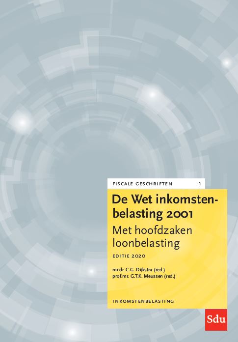 Omslag van De Wet Inkomstenbelasting 2001, Editie 2020