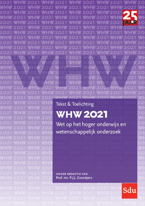 Omslag van WHW 2021 Tekst & Toelichting