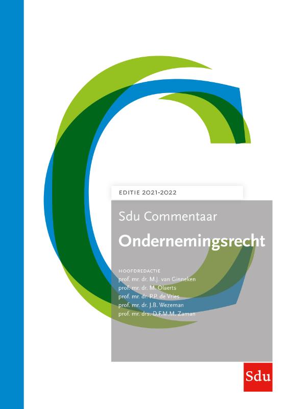 Omslag van Sdu Commentaar Ondernemingsrecht