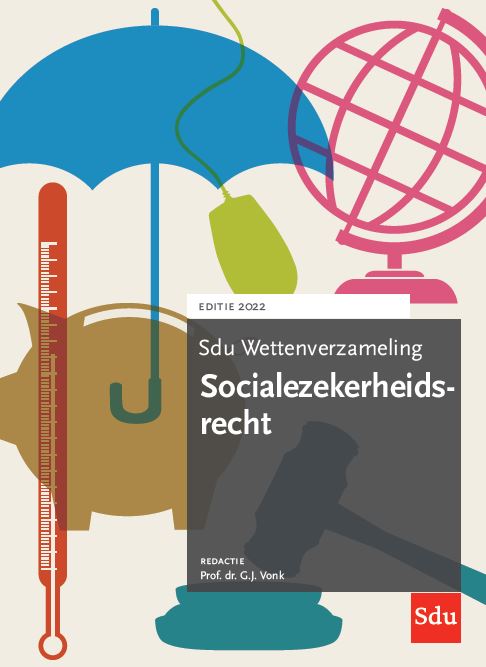Omslag van Sdu Wettenverzameling Socialezekerheidsrecht 2022