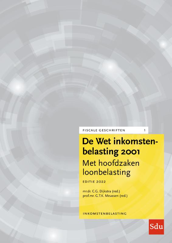 Omslag van De Wet Inkomstenbelasting 2001, Editie 2022