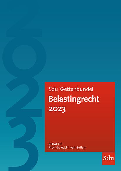 Omslag van Sdu Wettenbundel Belastingrecht 2023