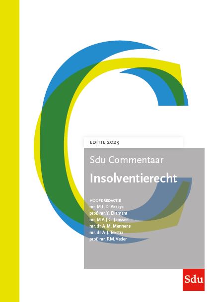 Omslag van Sdu Commentaar Insolventierecht, Editie 2023